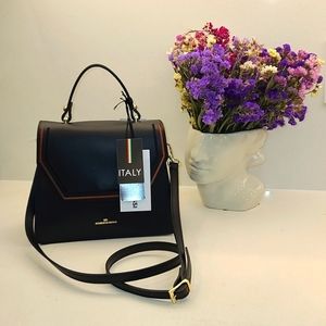 Roberta Rossi tophandle black bag x12-blk Italy